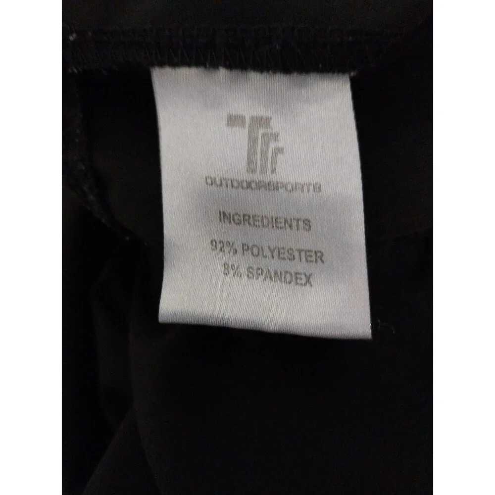 TRR Men's Hiking Track Pants with Zipper Pocket Stretch Waist Black Size XXLarge - Picture 6 of 7